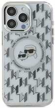 Telefoniümbris Karl Lagerfeld IML Monogram KLHMP15SHMCKMHT, Apple iPhone 15, läbipaistev