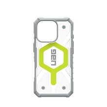 UAG Pathfinder Clear MagSafe ümbris, Apple iPhone 16 Pro, roheline (Active Neon)
