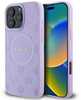 Telefoniümbris Guess Saffiano Peony Classic Logo MagSafe, Apple iPhone 16 Pro Max, lilla