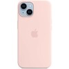 Silikoonümbris Apple iPhone 14, MagSafe, Chalk Pink