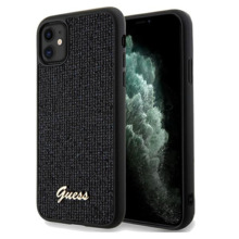 Telefoniümbris Guess Disco Metal Script GUHCN61PMSDGSK, Apple iPhone 11/XR, must