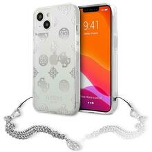 Telefoniümbris Guess GUHCP13SKSPESI Peony Chain Collection, Apple iPhone 13 mini, hõbe