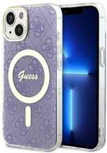 Telefoniümbris Guess GUHMP14MH4STU 4G MagSafe, Apple iPhone 14 Plus, lilla