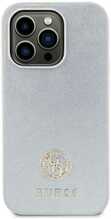Telefoniümbris Guess Strass Metal Logo GUHCP15MPS4DGPS, Apple iPhone 15 Plus, hõbe