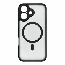 Matt Mag Cover ümbris, OEM, iPhone 17, must, MagSafe ühilduv