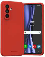 Telefoniümbris Mercury Silicone, Samsung Galaxy A56, punane