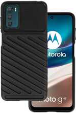 Thunder TPU ümbris, Motorola Moto G42, must, Topt