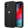 Telefoniümbris BMW BMHCP12SRSPPK Leather Curve Perforate, Apple iPhone 12 Mini, must
