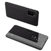 Telefoniümbris Clear View, Samsung Galaxy A72 4G, must, Hurtel