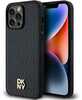 Telefoniümbris DKNY Leather Pattern Metal Logo MagSafe DKHMP13XPSHRPSK, Apple iPhone 13 Pro Max, must