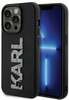 Telefoniümbris Karl Lagerfeld KLHCP15X3DMBKCK 3D Rubber Glitter Logo, Apple iPhone 15 Pro Max, must