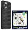 Pinit Dynamic ümbris + Tattoo Pin, Apple iPhone 14 Pro Max 6.7, must/must muster 2