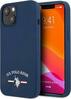 US Polo Assn USHCP13SSFGV silikoonümbris, Apple iPhone 13 mini, sinine