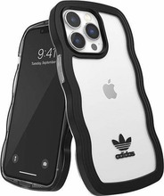 Telefoniümbris Adidas OR Wavy Case 51900, Apple iPhone 13 Pro, must-läbipaistev