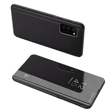 Telefoniümbris Clear View, Samsung Galaxy A72 4G, must, Hurtel