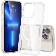 Telefoniümbris Nevox StyleShell SHOCKFlex 2388, iPhone 16 Pro, MagSafe, läbipaistev