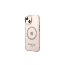 Telefoniümbris Guess Gold Outline Translucent MagSafe GUHMP13LHTCMP, Apple iPhone 13 Pro, roosa