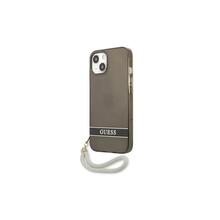 Telefoniümbris Guess GUHCP13SHTSGSK Translucent Stap, Apple iPhone 13 mini, must