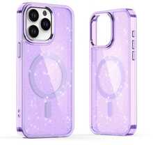 Telefoniümbris Hurtel Glitter MagSafe, Apple iPhone 16 Pro, lilla