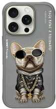 Telefoniümbris Nimmy GLASSES COOL DOG, Apple iPhone 16 Pro Max, hall