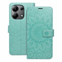 Telefoniümbris OEM Mezzo Book, Xiaomi Redmi Note 13 4G, mandala roheline