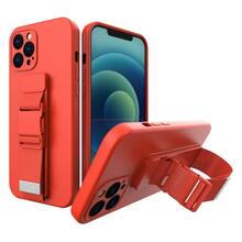 Silikoonümbris rihmaga Hurtel, Samsung Galaxy A32 4G, punane