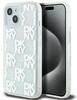 DKNY Liquid Glitter Multilogo DKHCP15SLCPEPT telefoniümbris, Apple iPhone 13/14/15, valge