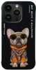 Telefoniümbris Nimmy, Apple iPhone 15 Pro, Glasses Cool Dog, must
