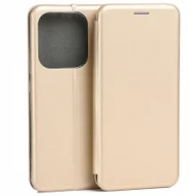 Beline Magnetic Book Case, Xiaomi Redmi Note 14 5G, kuldne