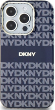 Telefoniümbris DKNY IML Mono & Stripe MagSafe DKHMP15SHRHSEB, iPhone 13/14/15 6.1, sinine