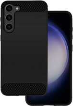 Tagumine kate TOPTEL Carbon, Samsung Galaxy S23 Plus, must