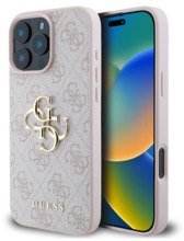 Telefoniümbris Guess 4G Big Logo, Apple iPhone 16, roosa