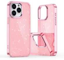 Hurtel Glitter ümbris, Apple iPhone 16 Pro Max, roosa