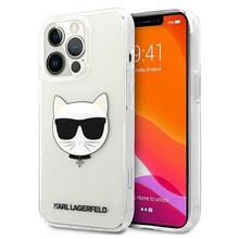Telefoniümbris Karl Lagerfeld Choupette Head KLHCP13XCTR, Apple iPhone 13 Pro Max, läbipaistev