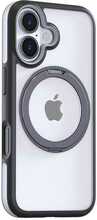 Torras Ostand R Fusion ümbris, Apple iPhone 16, must