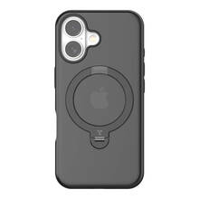 Torras Ostand Spin ümbris, Apple iPhone 16 Plus, must