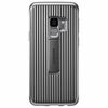Telefoni kaitseümbris Standing Cover, Samsung Galaxy S9, hõbedane