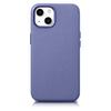 iCarer Leather ümbris, Apple iPhone 14 Plus, helelilla