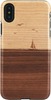 Telefoniümbris Man&Wood, Apple iPhone X/XS, must/mare