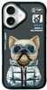 Telefoniümbris Nimmy Cool&Cute 2.0 Dog, Apple iPhone 16 6.1, must