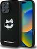 Telefoniümbris Karl Lagerfeld Liquid silikon Choupette Head MagSafe, Apple iPhone 16 Pro Max, must