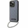Telefoniümbris Karl Lagerfeld Saffiano Monogram Chain KLHCP14LSACKLHPG, Apple iPhone 14 Pro, hõbe