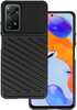 Telefoniümbris Thunder TPU, Xiaomi Redmi Note 11 Pro/Note 11 Pro 5G, must, Topt