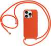 TOPT Strap silikoonümbris, Apple iPhone 13 Pro, design 1, oranž