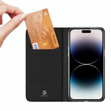 Telefoniümbris Dux Ducis Skin Pro Wallet Case, Apple iPhone 15 Pro Max, must