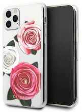 Telefoniükaan Guess GUHCN58ROSTRT, Apple iPhone 11 Pro, áras, Flower Desire Pink & White Rose