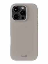 Holdit silikoonümbris, Apple iPhone 16 Pro Max, pruunikas hall