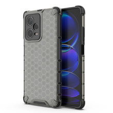 Hurtel Honeycomb hübriidümbris, Xiaomi Redmi Note 12 Pro+, must