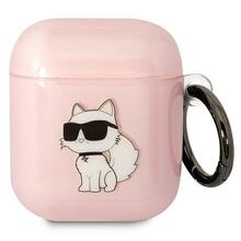 Karl Lagerfeld KLA2HNCHTCP, AirPods 1/2, roosa Ikonik Choupette