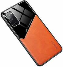 Telefoniümbris Mocco Lens Leather Back Case, Apple iPhone 12 Pro, oranž/must